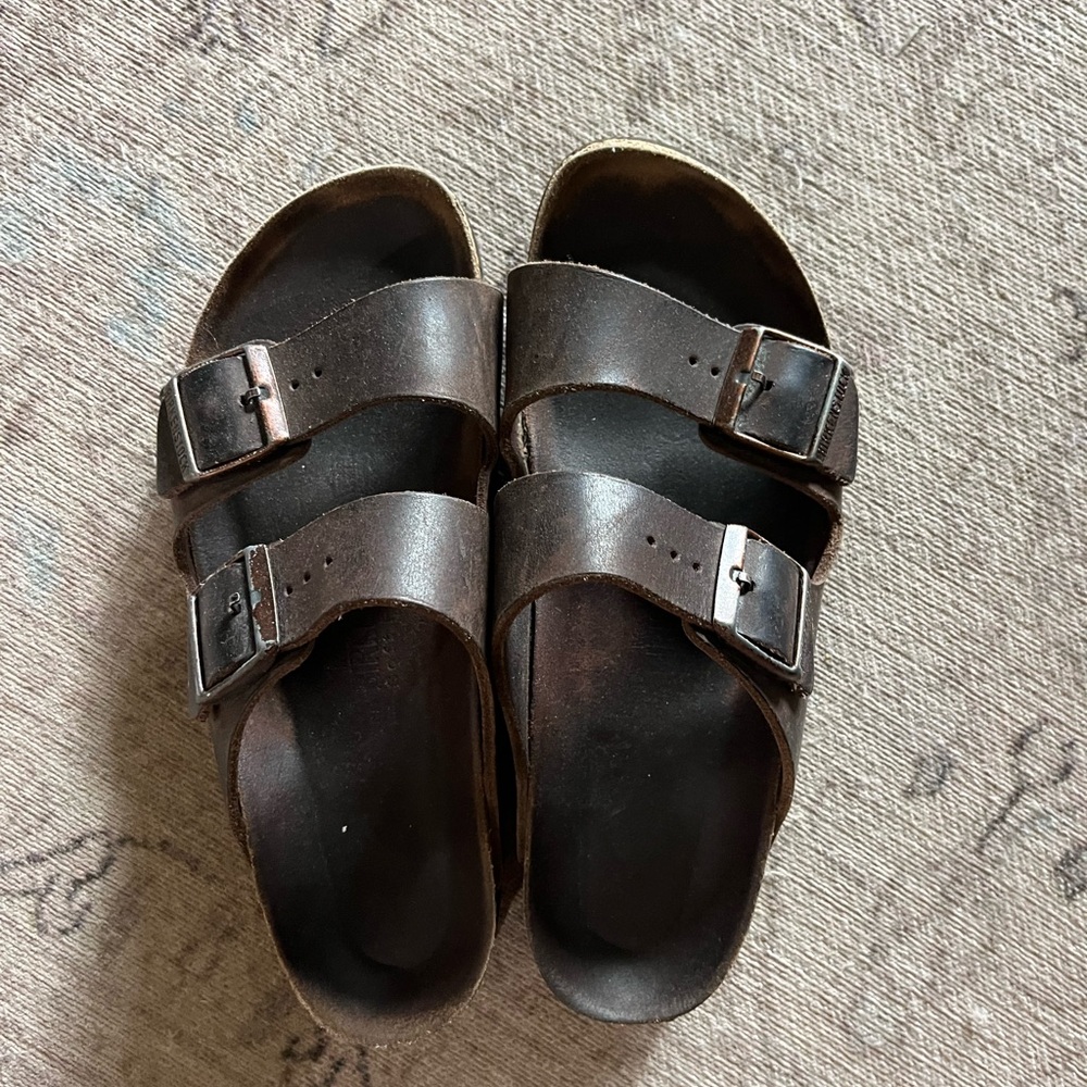 Birkenstock Arizona Brown Leather Sandals